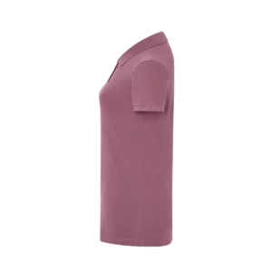 Polo JHK POPL200 en morado empolvado, vista lateral