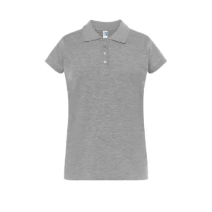 Polo JHK POPL200 en gris vigoré, vista frontal