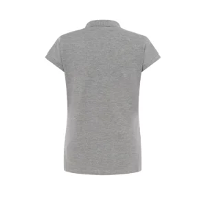 Polo JHK POPL200 en gris vigoré, vista trasera