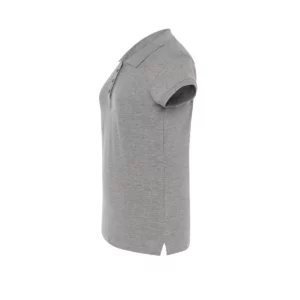 Polo JHK POPL200 en gris vigoré, vista lateral