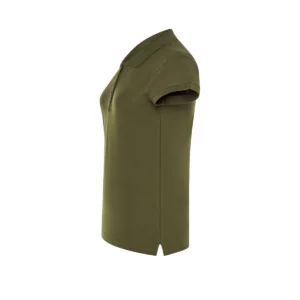 Polo JHK POPL200 en caqui, vista lateral