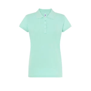 Polo JHK POPL200 en verde menta, vista frontal