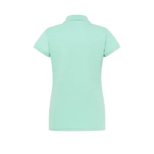 Polo JHK POPL200 en verde menta, vista trasera