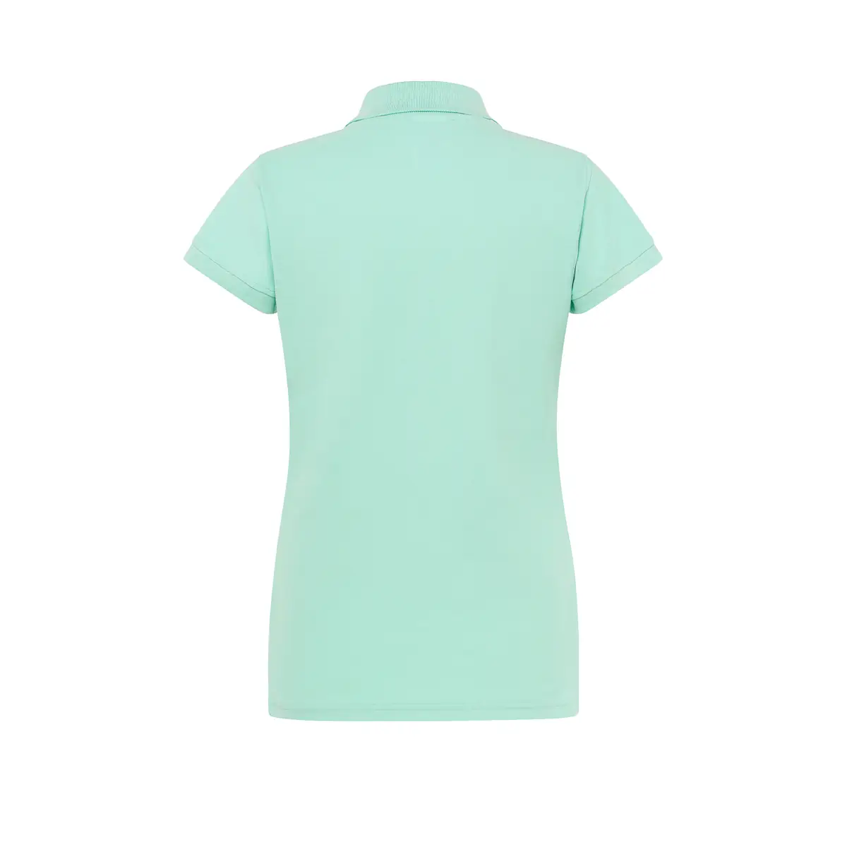 Polo piqué mujer manga corta JHK POPL200 58 Polo JHK POPL200 en verde menta, vista trasera