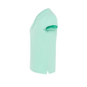 Polo JHK POPL200 en verde menta, vista lateral