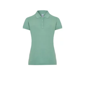 Polo JHK POPL200 en verde musgo, vista frontal
