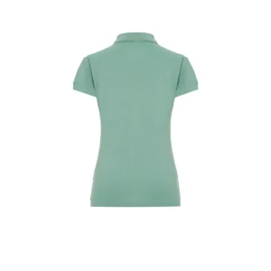 Polo JHK POPL200 en verde musgo, vista trasera