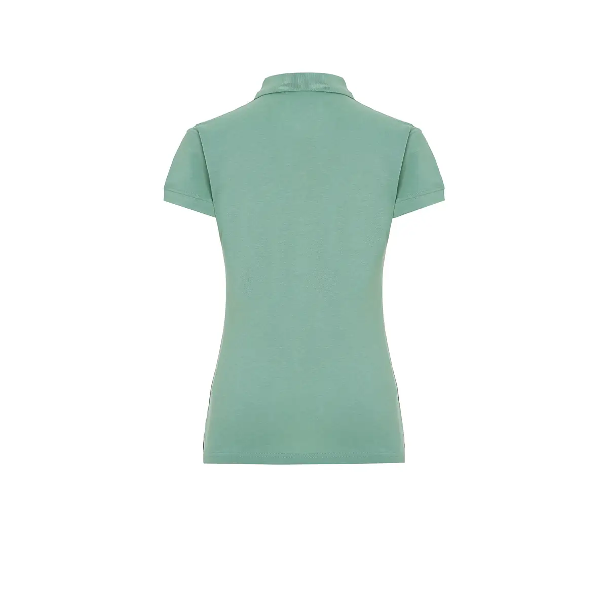 Polo piqué mujer manga corta JHK POPL200 61 Polo JHK POPL200 en verde musgo, vista trasera