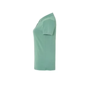Polo JHK POPL200 en verde musgo, vista lateral