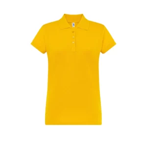 Polo JHK POPL200 en mostaza, vista frontal