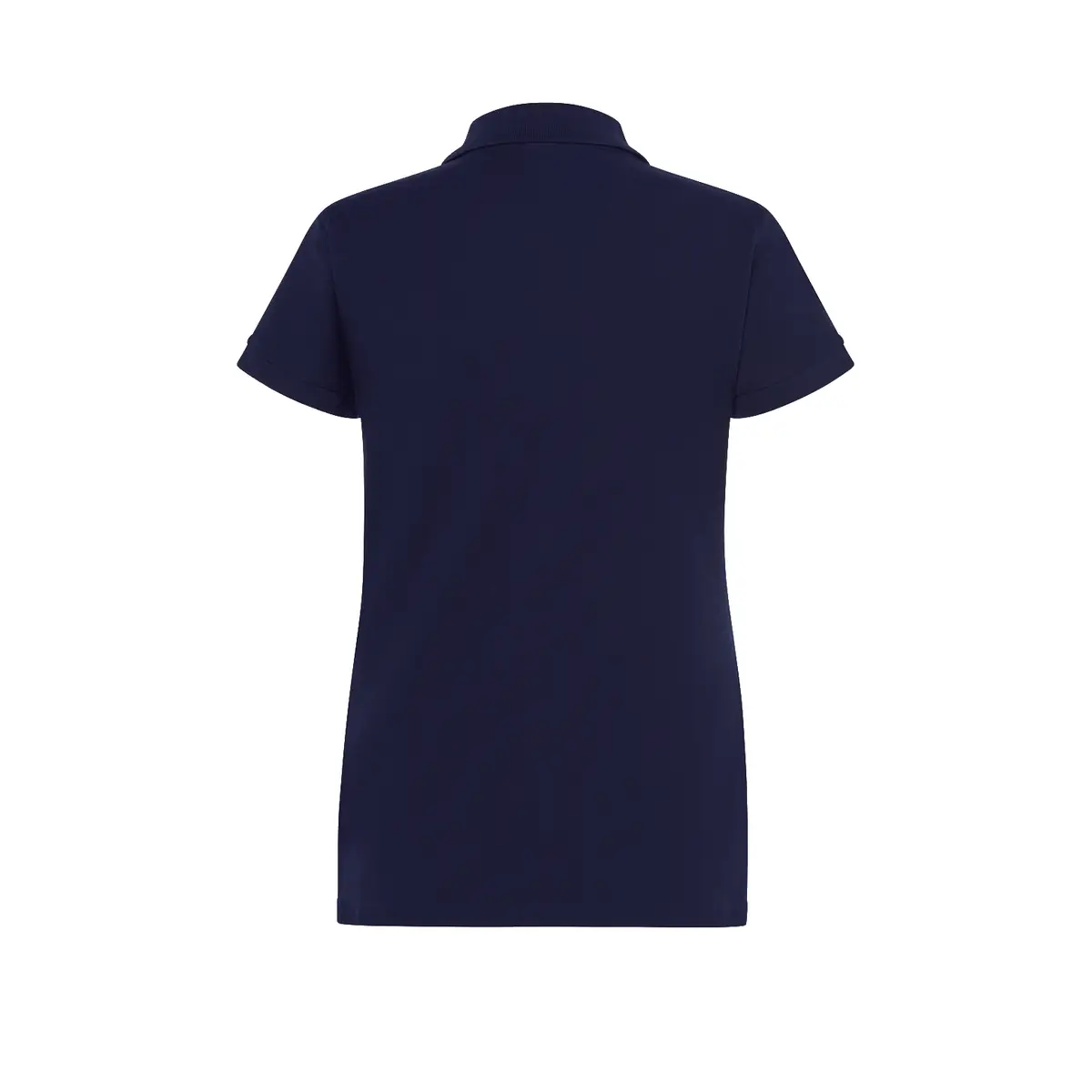 Polo piqué mujer manga corta JHK POPL200 67 Polo JHK POPL200 en azul marino, vista trasera