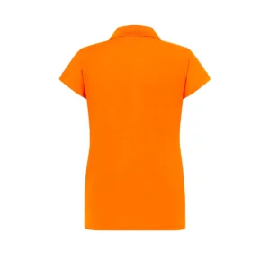 Polo JHK POPL200 en naranja, vista trasera