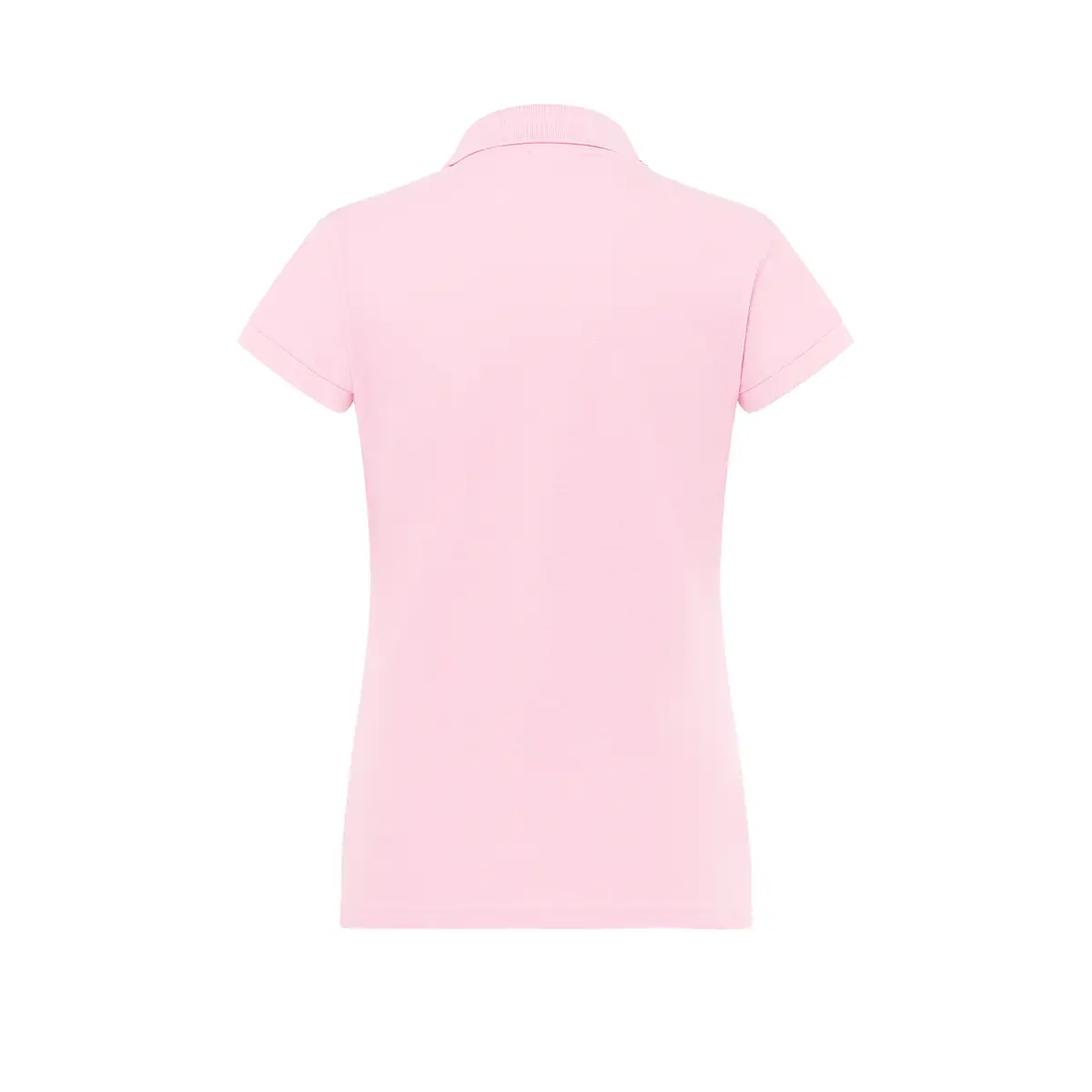 Polo piqué mujer manga corta JHK POPL200 82 Polo JHK POPL200 en rosa, vista trasera