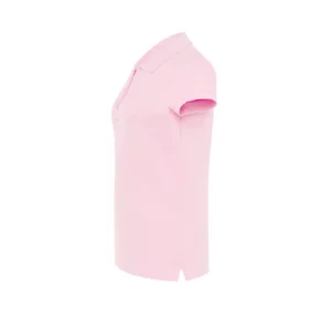 Polo JHK POPL200 en rosa, vista lateral