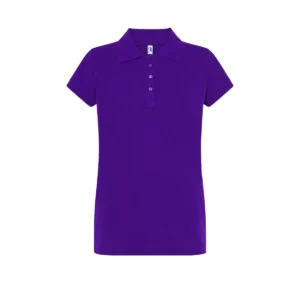 Polo JHK POPL200 en morado, vista frontal