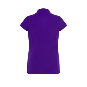 Polo JHK POPL200 en morado, vista trasera