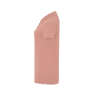 Polo JHK POPL200 en rosa vintage, vista lateral