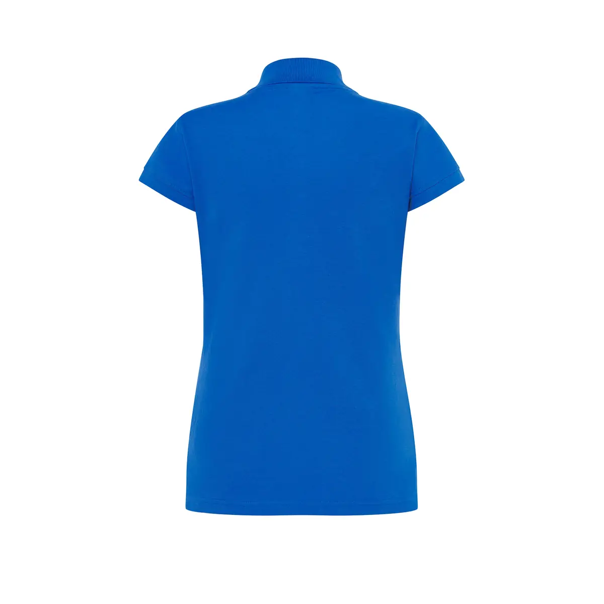 Polo piqué mujer manga corta JHK POPL200 91 Polo JHK POPL200 en azul royal, vista trasera