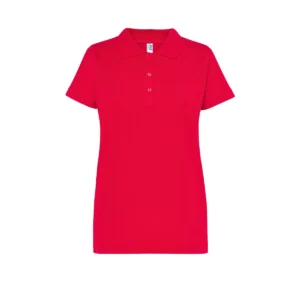 Polo JHK POPL200 en rojo, vista frontal