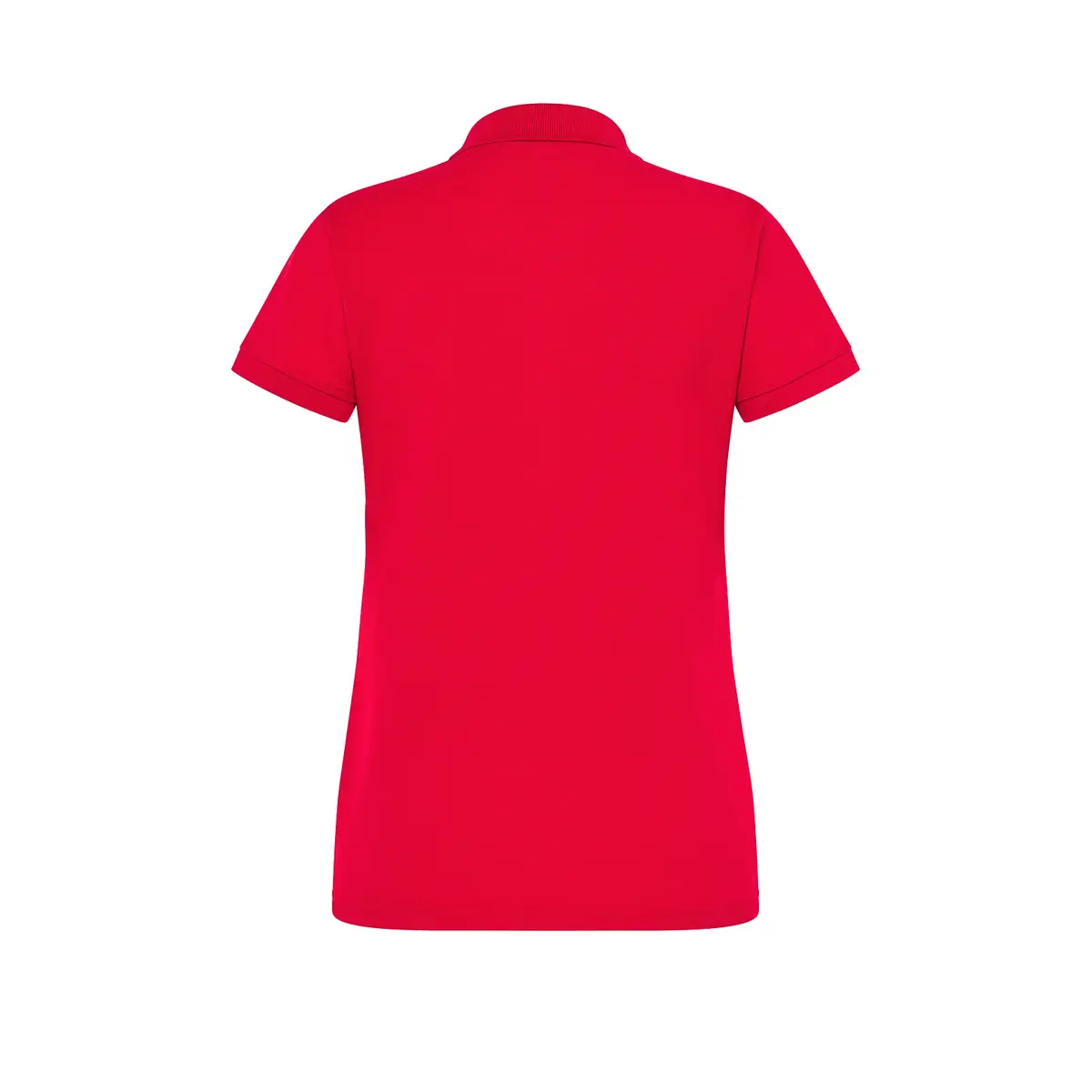 Polo piqué mujer manga corta JHK POPL200 94 Polo JHK POPL200 en rojo, vista trasera