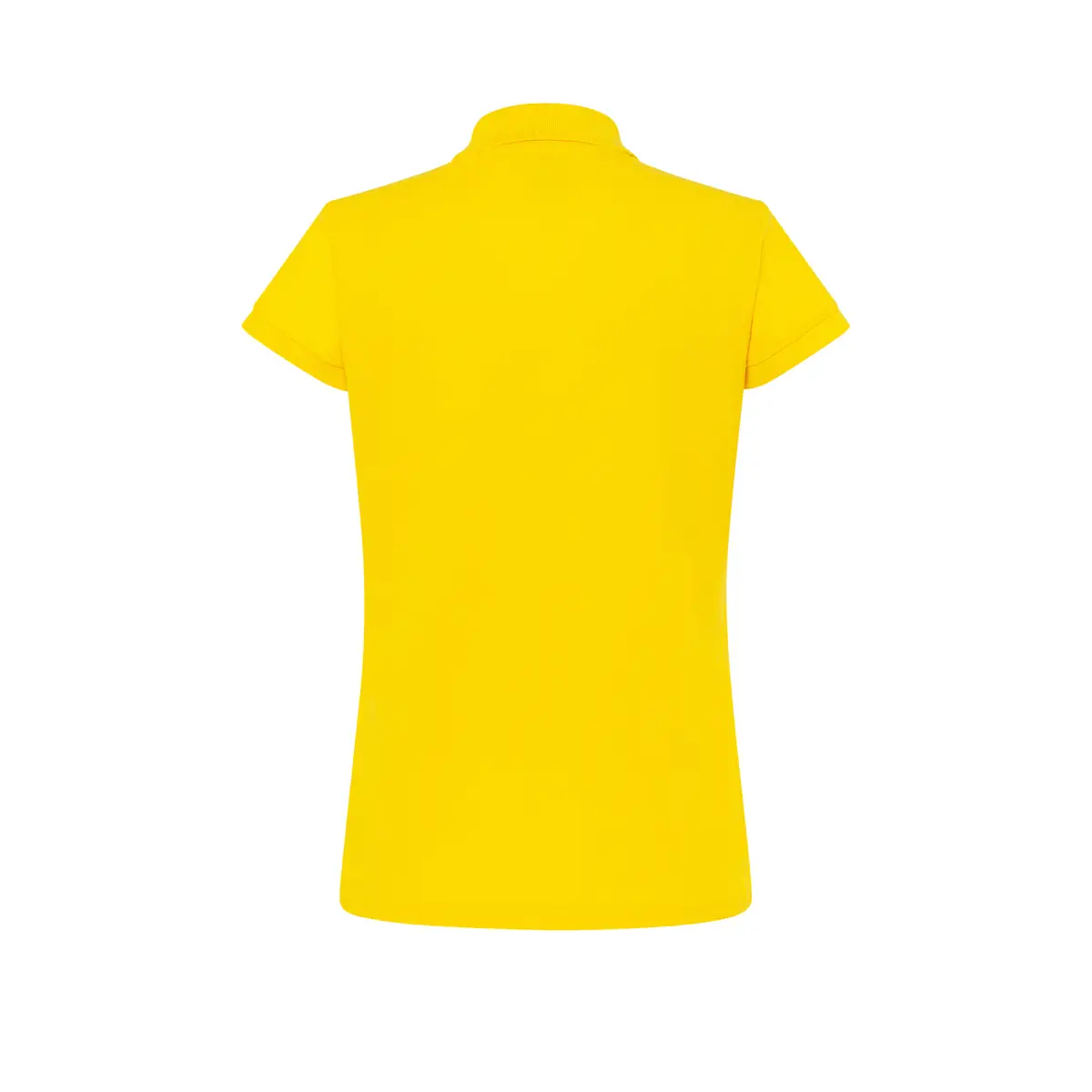 Polo piqué mujer manga corta JHK POPL200 109 Polo JHK POPL200 en oro, vista trasera