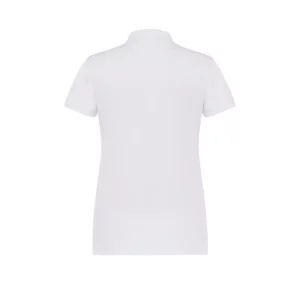 Polo JHK POPL200 en blanco, vista trasera