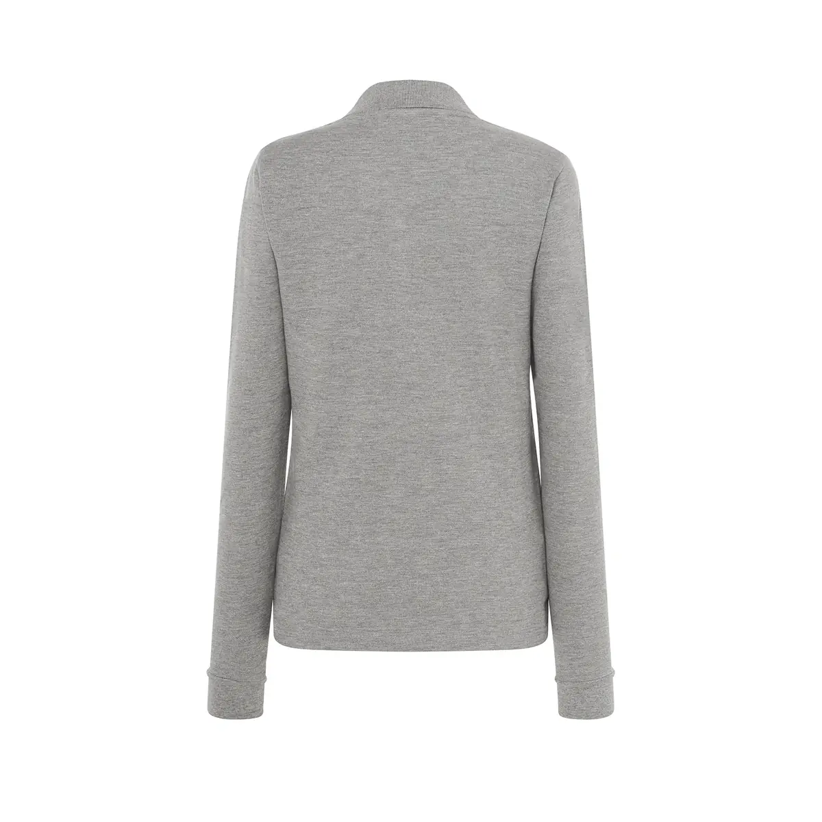 Polo piqué mujer manga larga JHK POPL200LS 13 Polo JHK POPL200LS en gris vigoré de manga larga, vista trasera
