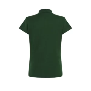Polo JHK POPL200WK en verde botella, vista trasera