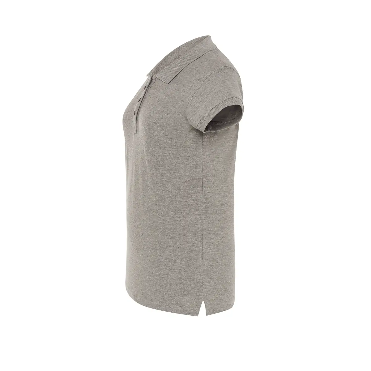 Polo de trabajo mujer JHK POPL200WK 12 Polo JHK POPL200WK en gris vigoré, vista lateral