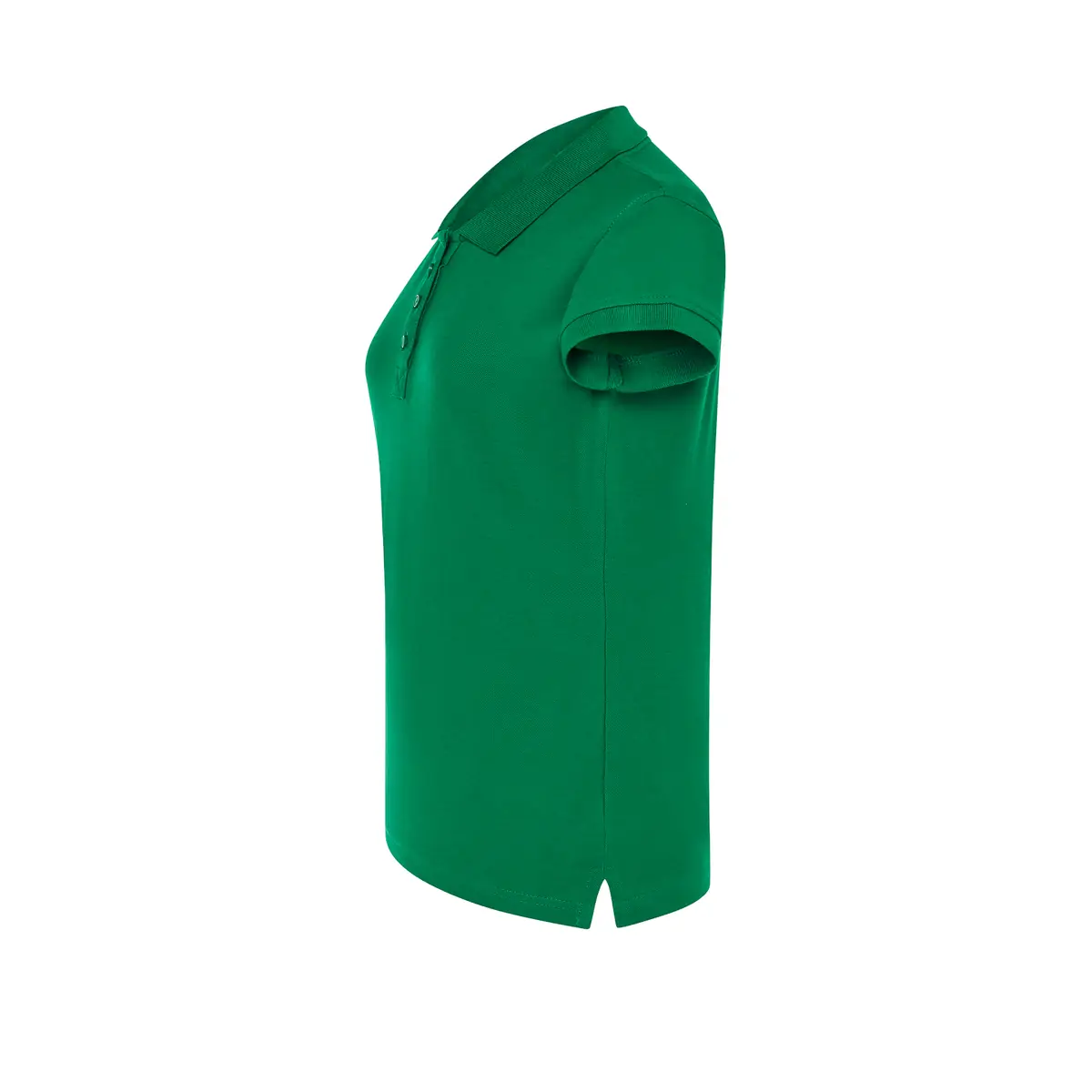Polo de trabajo mujer JHK POPL200WK 15 Polo JHK POPL200WK en verde kelly, vista lateral
