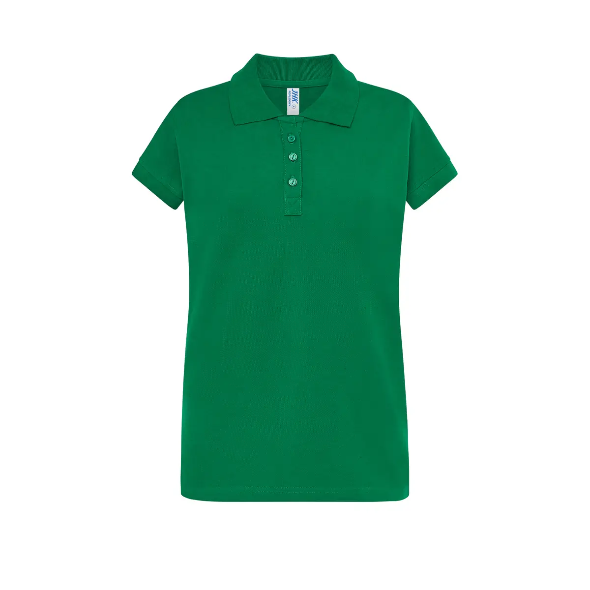 Polo de trabajo mujer JHK POPL200WK 14 Polo JHK POPL200WK en verde kelly, vista frontal