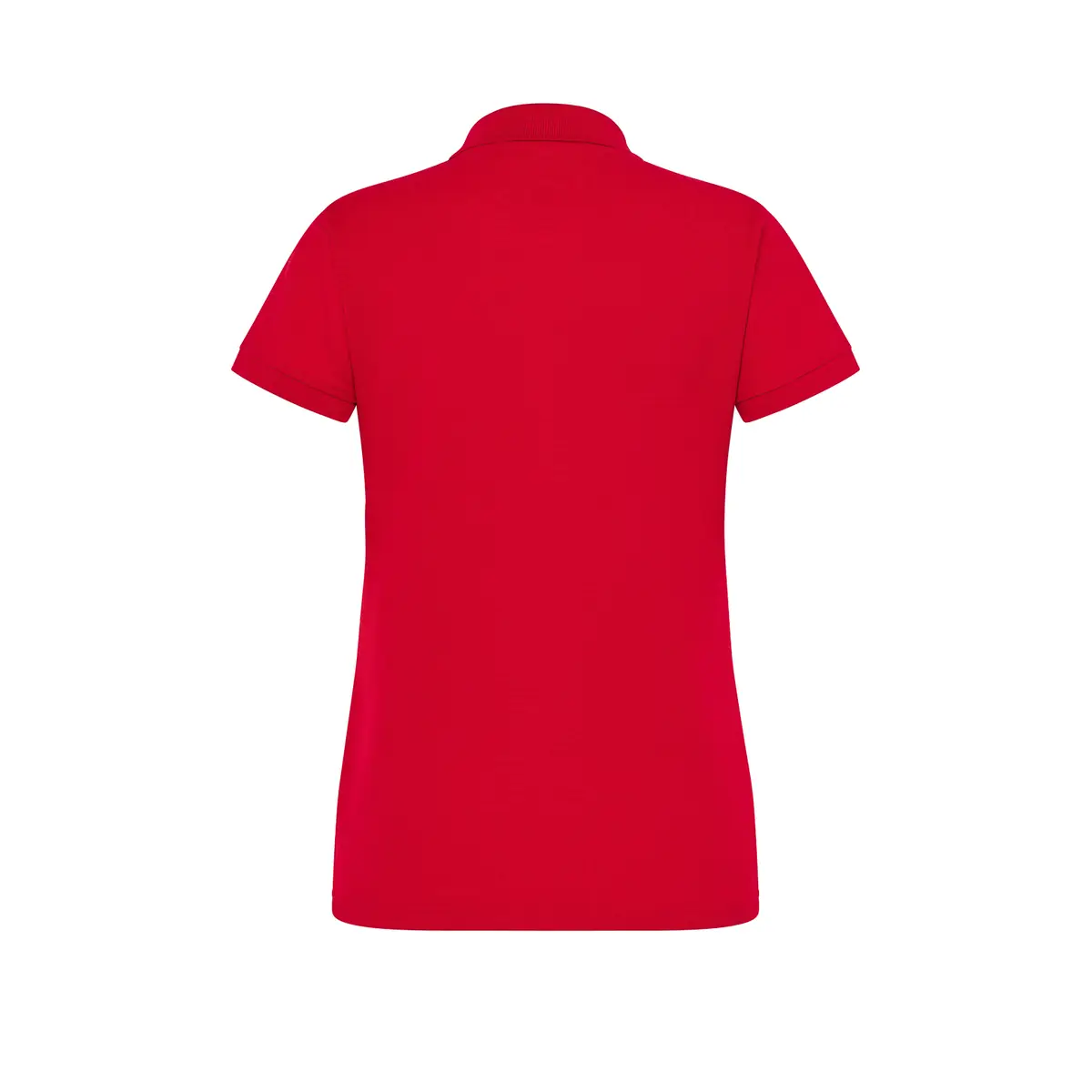Polo de trabajo mujer JHK POPL200WK 25 Polo JHK POPL200WK en rojo, vista trasera
