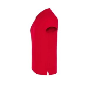 Polo JHK POPL200WK en rojo, vista lateral