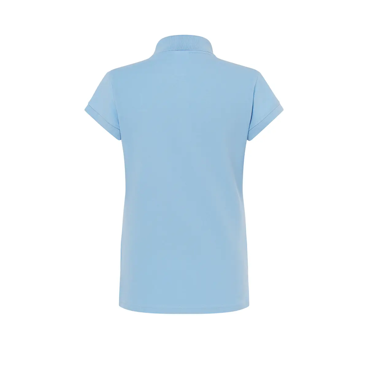 Polo de trabajo mujer JHK POPL200WK 28 Polo JHK POPL200WK en azul cielo, vista trasera