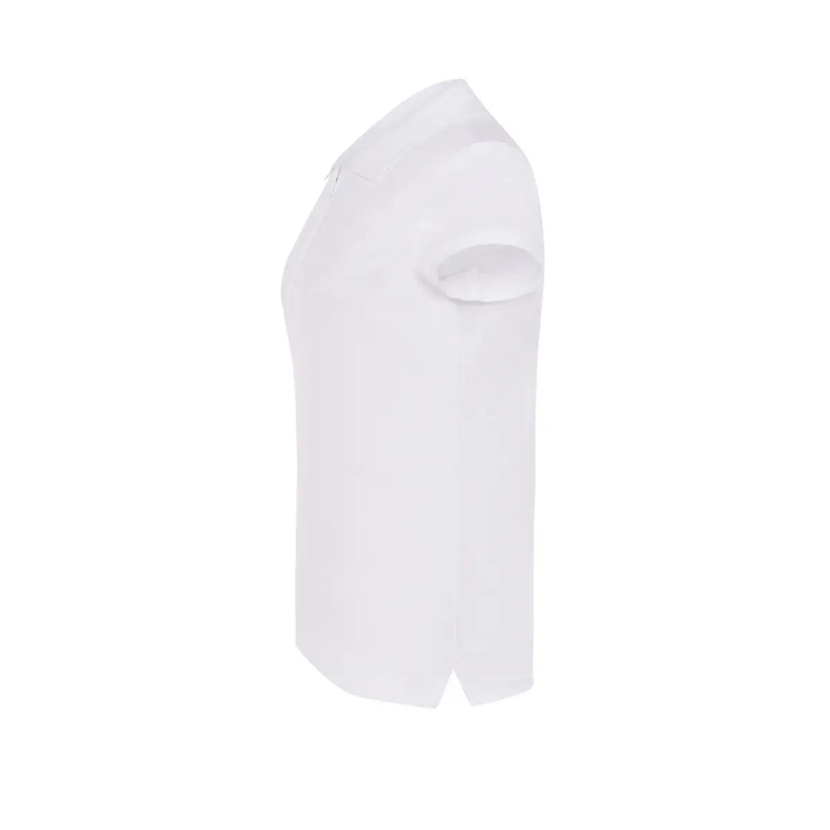 Polo de trabajo mujer JHK POPL200WK 30 Polo JHK POPL200WK en blanco, vista lateral