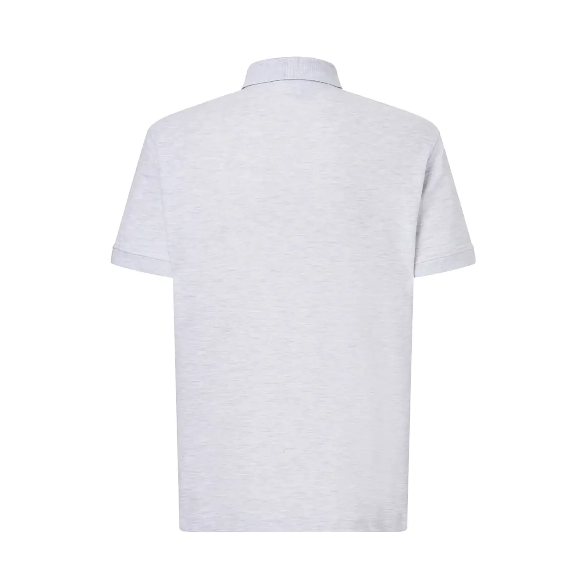 Polo piqué hombre manga corta JHK PORA210 7 Polo JHK PORA210 en gris jaspeado, vista trasera