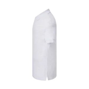 Polo JHK PORA210 en gris jaspeado, vista lateral