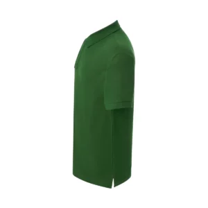 Polo JHK PORA210 en verde botella, vista lateral
