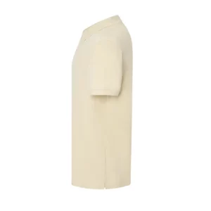 Polo JHK PORA210 en crema mantequilla, vista lateral