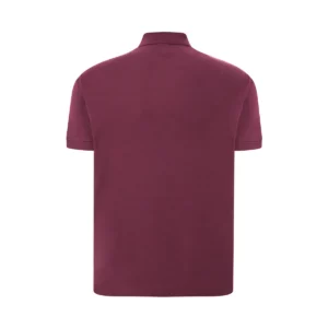 Polo JHK PORA210 en burdeos, vista trasera