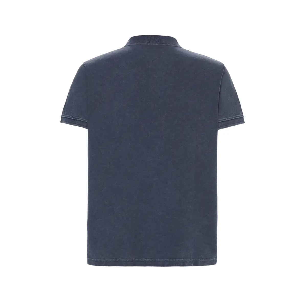Polo piqué hombre manga corta JHK PORA210 46 Polo JHK PORA210 en azul oscuro lavado, vista trasera