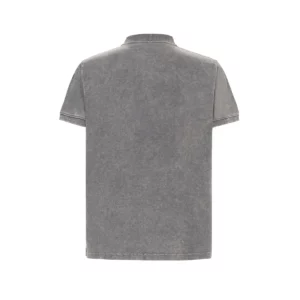 Polo JHK PORA210 en gris oscuro lavado, vista trasera