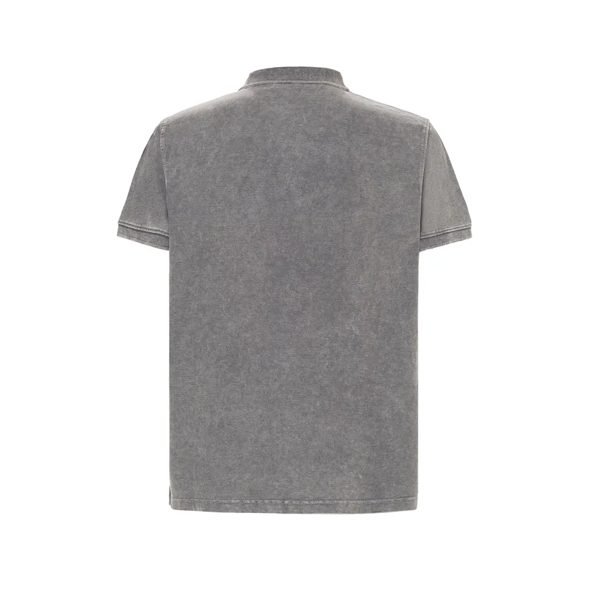 Polo piqué hombre manga corta JHK PORA210 49 Polo JHK PORA210 en gris oscuro lavado, vista trasera