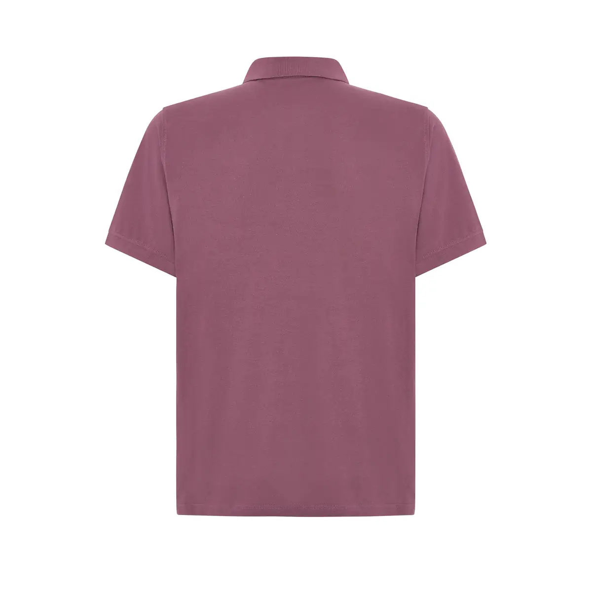 Polo piqué hombre manga corta JHK PORA210 52 Polo JHK PORA210 en morado empolvado, vista trasera