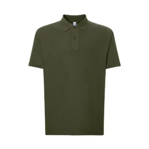 Polo JHK PORA210 en verde bosque, vista frontal