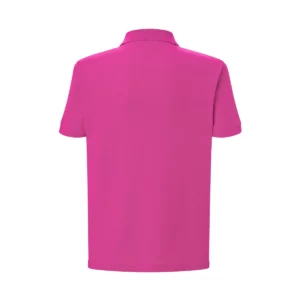 Polo JHK PORA210 en fucsia, vista trasera