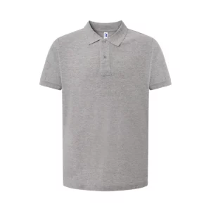 Polo JHK PORA210 en gris vigoré, vista frontal