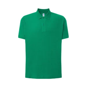 Polo JHK PORA210 en verde kelly, vista frontal