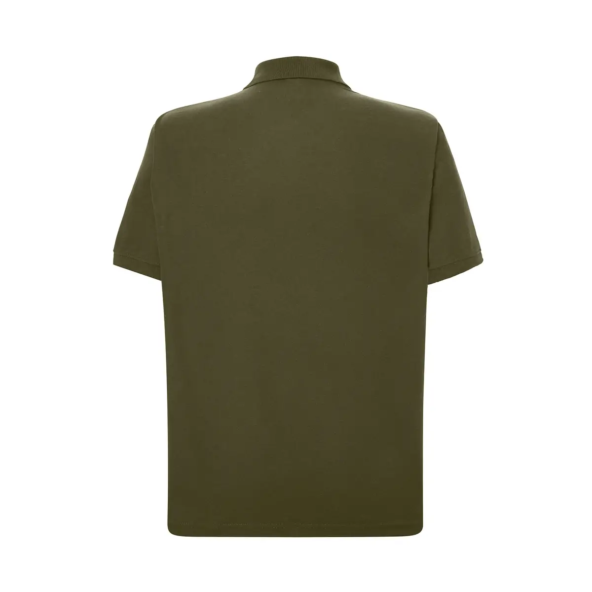 Polo piqué hombre manga corta JHK PORA210 73 Polo JHK PORA210 en caqui, vista trasera