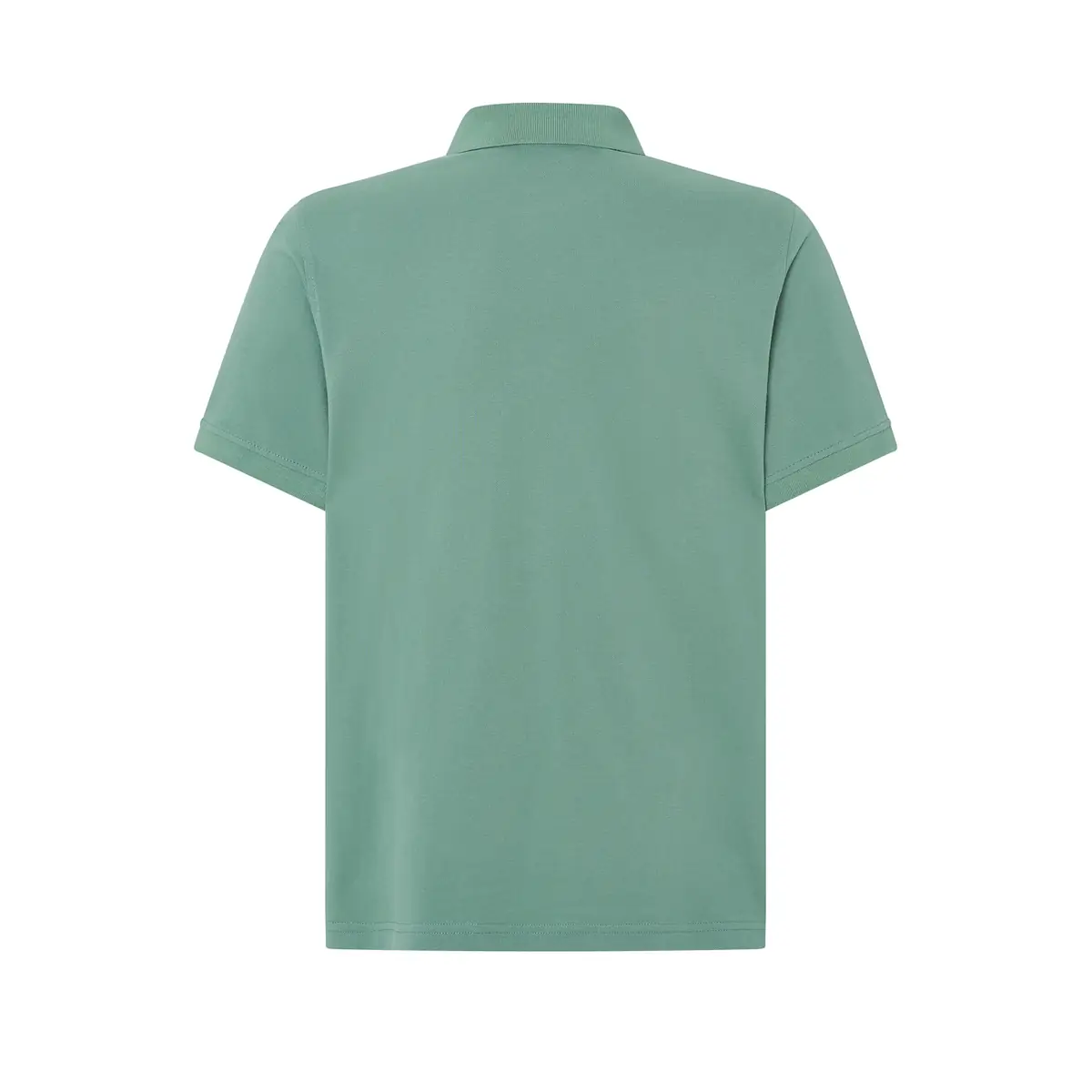 Polo piqué hombre manga corta JHK PORA210 91 Polo JHK PORA210 en verde musgo, vista trasera